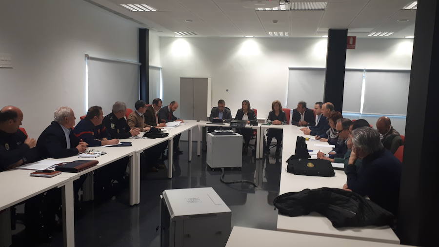 Reunión de los integrantes del dispositivo. /ANDÚJAR IDEAL