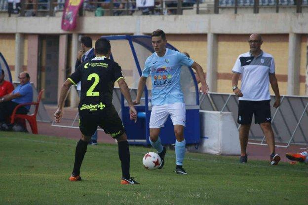 Javi Hernández marcó el primer gol del equipo celeste en el partido contra el FC Cartagena.