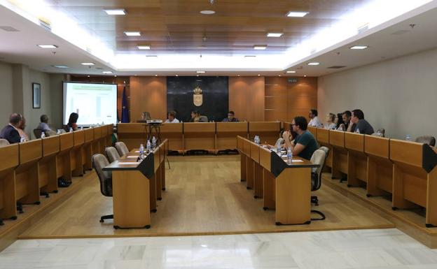 Encuentro del último consejo escolar municipal celebrado ayer en el salón de plenos del Ayuntamiento ejidense, con todos los agentes implicados a nivel educativo.