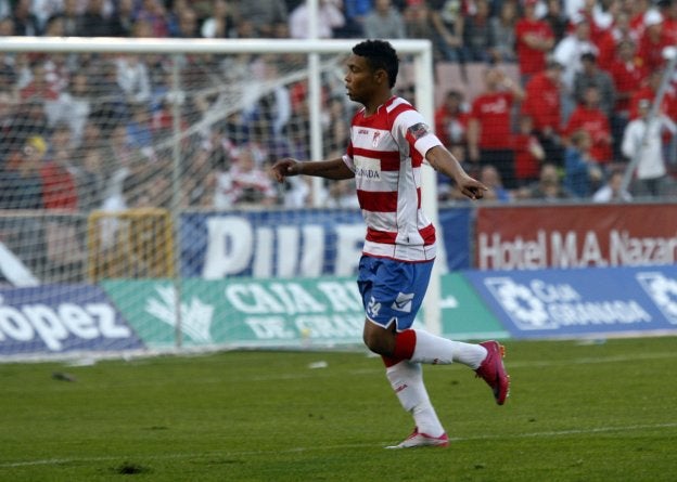 Muriel, en su etapa como jugador del Granada.