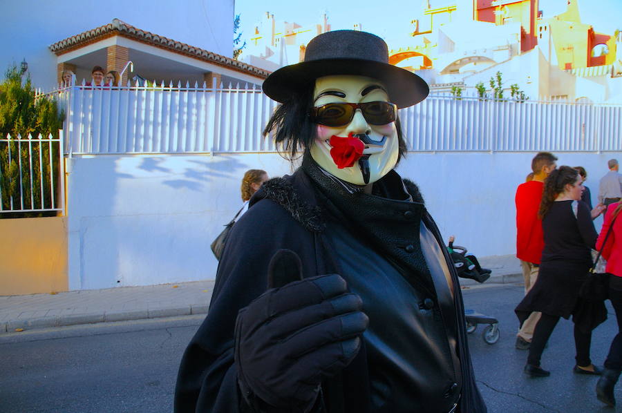 Pasacalles de Halloween, en Huétor Vega./IDEAL