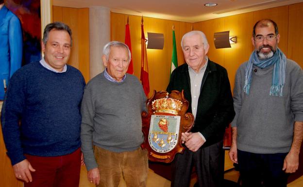 Mariano Molina, Antonio Velázquez Arquelladas, Vicente Márquez Rejón y Tente Márquez./IDEAL