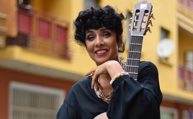 Ángela Muro, diva riojana en Granada./DIEGO LUZ