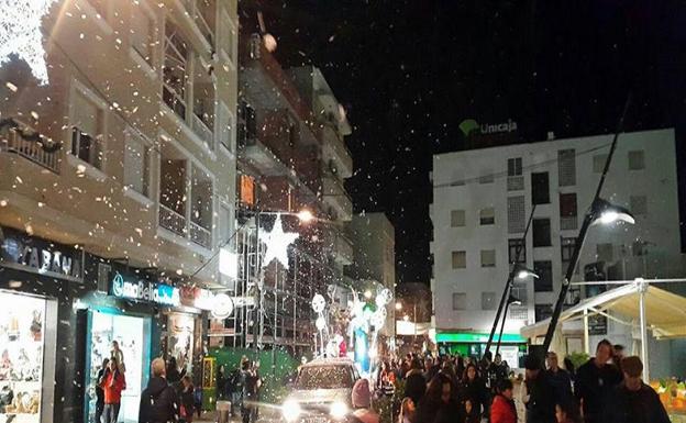 Actividad realizada en Garrucha durante la campaña de compras navideñas de año pasado/