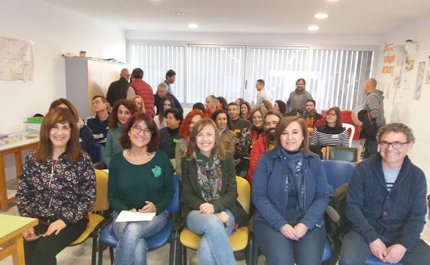 Jornada inaugural del programa ‘Ecoescuelas’ en el CEIP Nuestra Señora del Rosario de Guazamara. /IDEAL