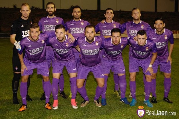 Once inicial ayer del Real Jaén en el Maulí para medirse al Antequera.