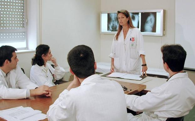 Médicos en formación.