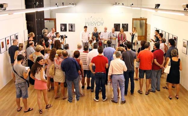 Inauguración de la exposición 'Música Mirada'.