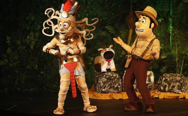 Una escena de 'Tadeo Jones, una aventura musical'./