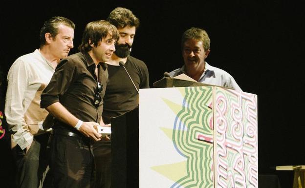 Guadalupe Plata en una anterior entrega de los Premios de la Música Independiente./