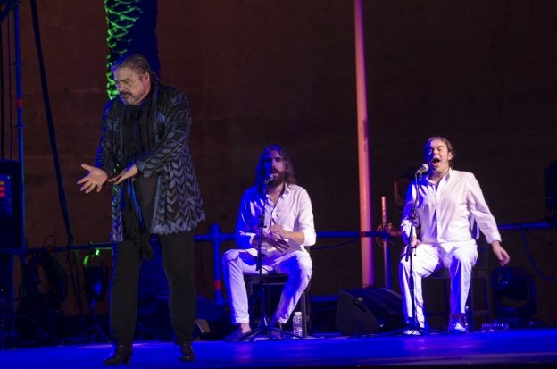El bailaor sevillano, en un momento de su actuación.