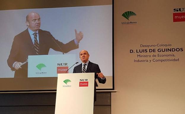 Intervención de Luis de Guindos en el Foro SUR./Salvador Salas