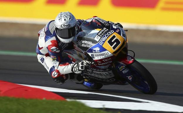 El piloto Romano Fenati (Honda).