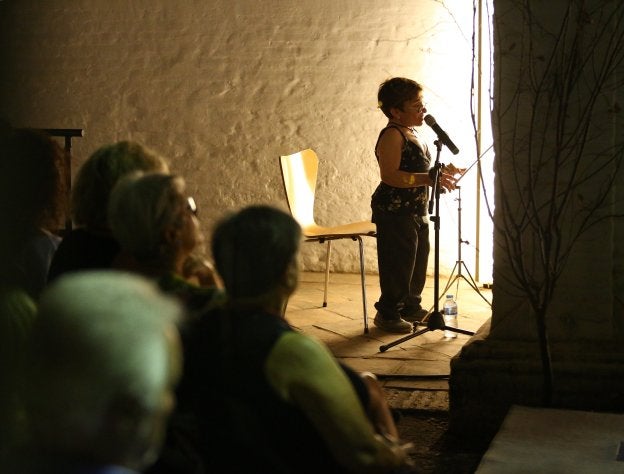 Mónica Francés, ayer, en la Casa de los Tiros.
