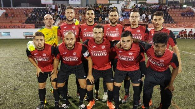 Once inicial del Huércal Overa que venció el pasado miércoles al filial del Lorca FC en la Copa RFEF.