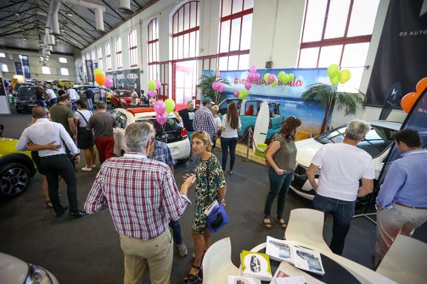 Imagen de archivo de la primera jornada de la Feria del Motor de 2016./FERMÍN RODRÍGUEZ