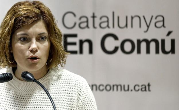 La portavoz de Catalunya en Comú, Elisensa Alamany./EFE