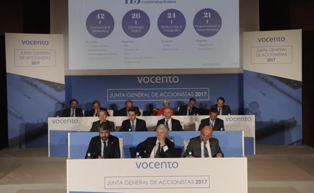 Junta de accionistas de Vocento en 2017/
