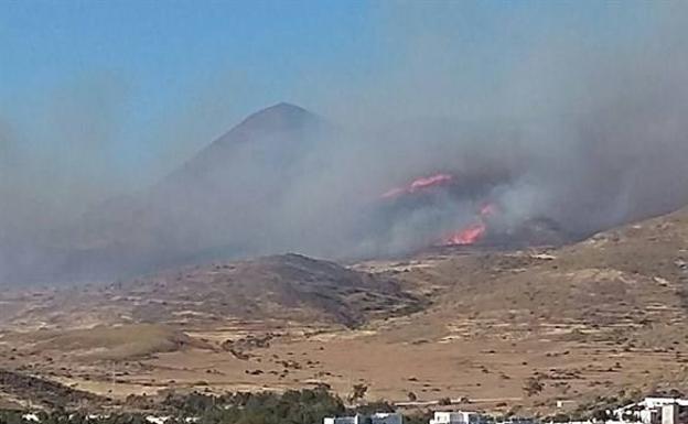 Los incendios forestales queman 156,8 hectáreas este año, 116 de ellas en el Cabo de Gata