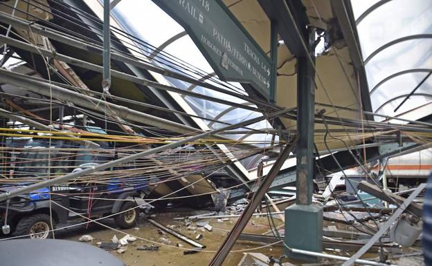 Accidente de tren en Hoboken./Efe