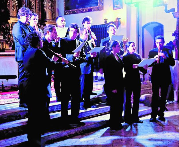 La Danserye y Ensemble Prolationum, que han recreado las melodías de Gaspar Fernández. /L. D.