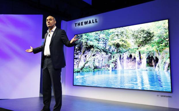 El televisor modular de Samsung./RC
