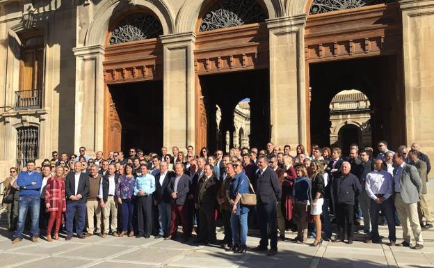 Candidatura alternativa a la dirección del PP Provincial que concurrió el congreso de mayo. /IDEAL