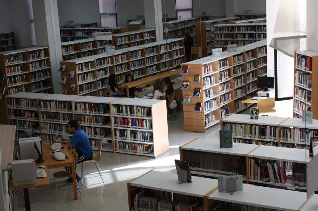 Sala de Humanidades de la Biblioteca Pública Provincial del Estado 'Francisco Villaespesa' de Almería./R.I.