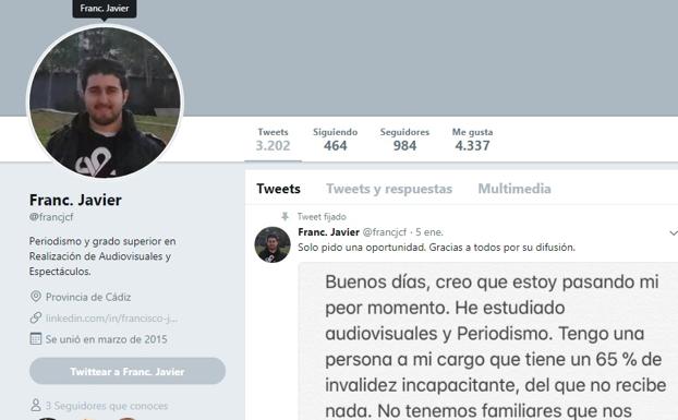 La desesperada petición de trabajo de un chico andaluz es viral: "No tenemos familiares que nos ayuden"