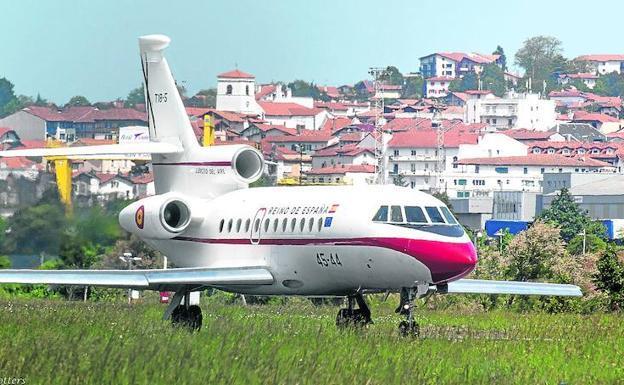 Alerta de colisión en el avión del Rey en pleno vuelo al ir a recogerlo