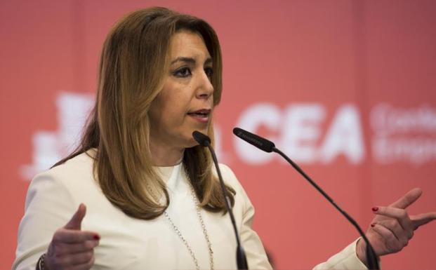 Susana Díaz no tiene "ni un minuto" para pensar en las políticas del PSOE porque "no me interesa nada de nada"