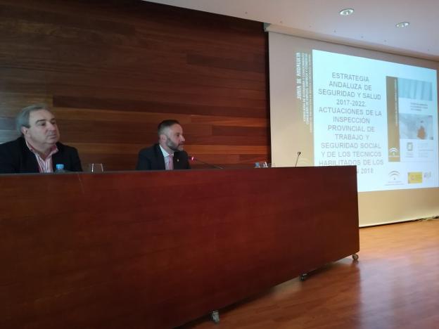Miguel Ángel Tortosa durante la presentación de la jornada en el Museo de Almería./IDEAL