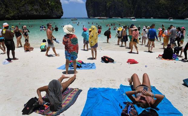 Playa de Maya. /Lillian SUWANRUMPHA (Afp)