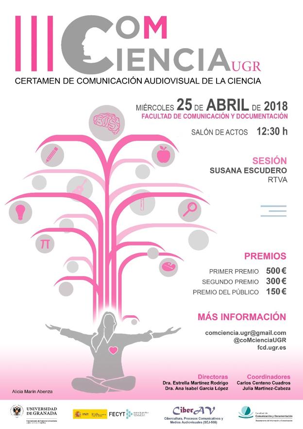 La Universidad de Granada organiza el III Certamen CoMCiencia de Comunicación Audiovisual de la Ciencia