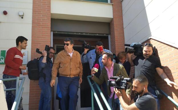 Gil Salgado en el juzgado.