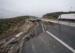 Estado que presenta la autovía. A.AGUILAR/