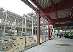 Estado de las obras del Museo Íbero, el pasado febrero :: FRANCIS J. CANO/