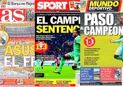 Nadal escucha la opinión del Rey sobre los guiñoles franceses en las portadas