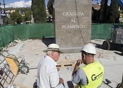 Estado en el que se encuentra la construcción del monumento. :: GONZÁLEZ MOLERO/
