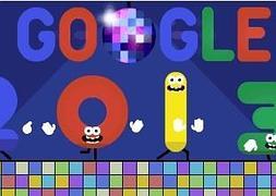 Nochevieja 2013 se va de marcha mientras el 2014 espera en el doodle de Google