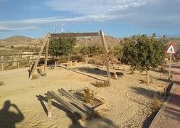 Estado en el que se encuentra la infraestructura ubicada al Norte del paraje de La Molineta. :: IDEAL/