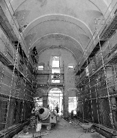 INTERIOR. Obras en el Camarín de Jesús. /F. J. C./