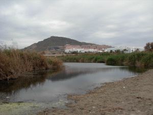 OBRAS. Medio Ambiente ha actuado sobre el cauce del río Aguas en un tramo de dos kilómetros para retirar residuos y vertidos. /IDEAL/
