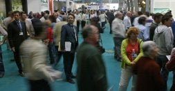 El último día de la feria Expoliva, abierto a todos los ciudadanos, tuvo una gran afluencia de público. /ESTHER MUÑOZ/