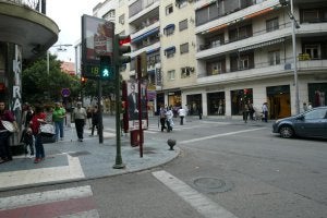Confluencia de las calles Bernabé Soriano, Correa Weglison y Madre Soledad Torres Acosta. /CELIA MONDÉJAR/