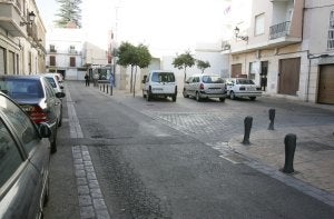 Calle Pintor Díaz Molina, donde se encuentra la sede del CAF. :: J.J. MULLOR/