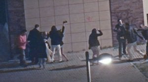 Un momento de la agresión que ha generado la polémica. :: IDEAL/