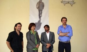 Presentación de la muestra en el Claustro del Archivo Histórico de Jaén. :: JESSICA LÓPEZ/