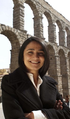 La granadina Mayte Carrasco es reportera de guerra. :: EFE/