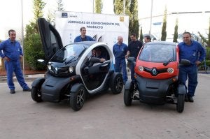 Gestamp Linares fabrica 39 piezas del Renault 'Twizy'. :: ENRIQUE/